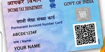 Sign about correction in PAN card.
