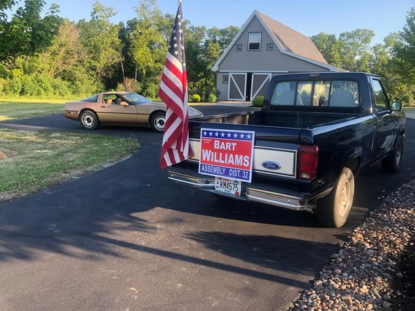 Readying the truck for being in July 4th parades in Sharon & Delavan (storms canceled the latter).