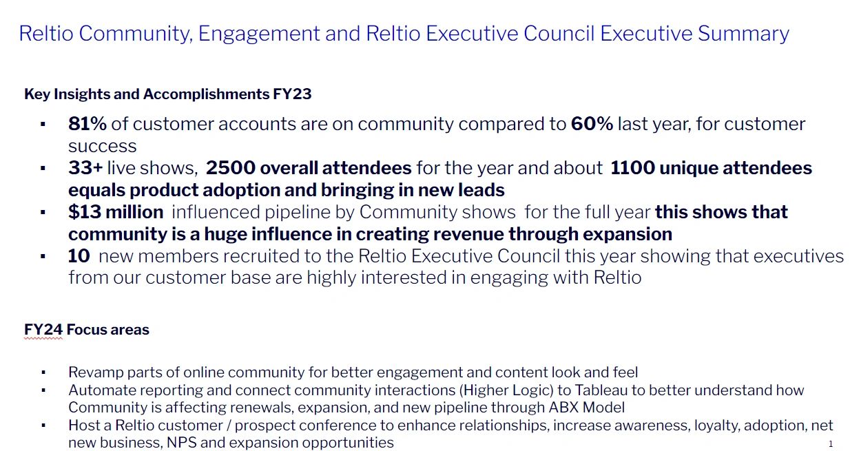 When presenting be upfront about your Community Metrics When presenting be upfront about your Community Metrics