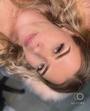 Classic set lashes done at Allure