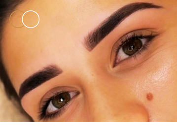 Brow tinting with great results