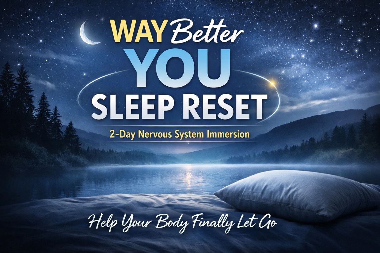 2-Day Sleep Reset Experience focused on  deep sleep and improving sleep naturally.