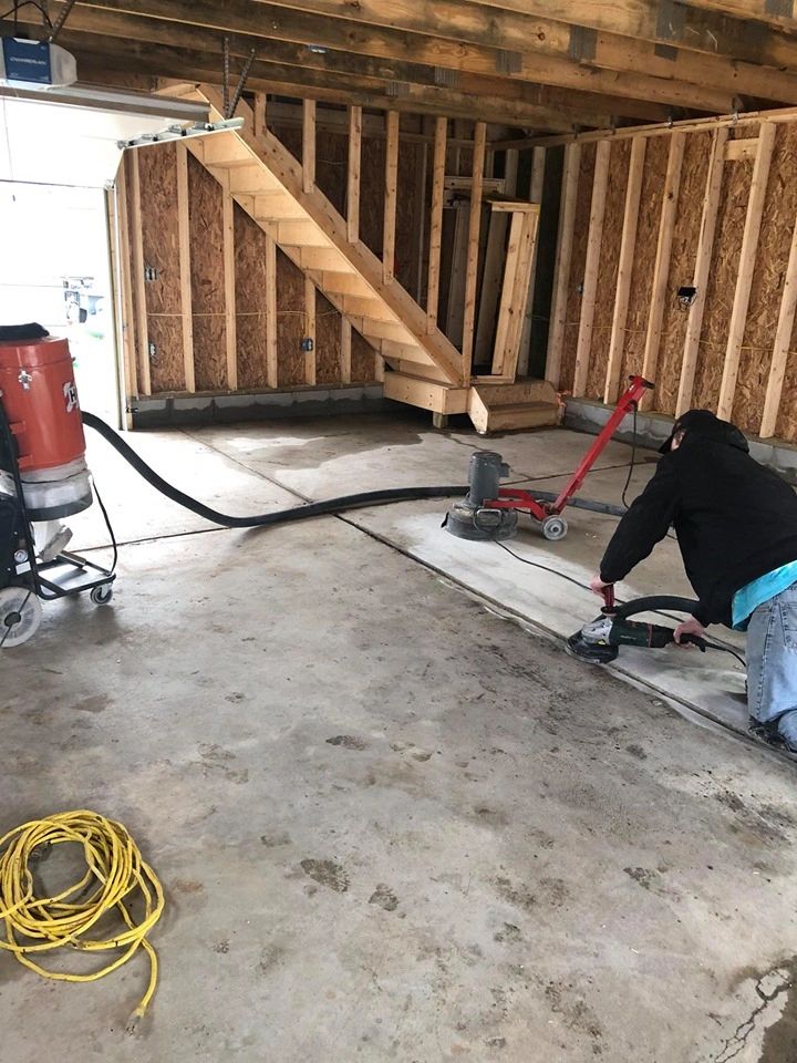 wood garage floor construction