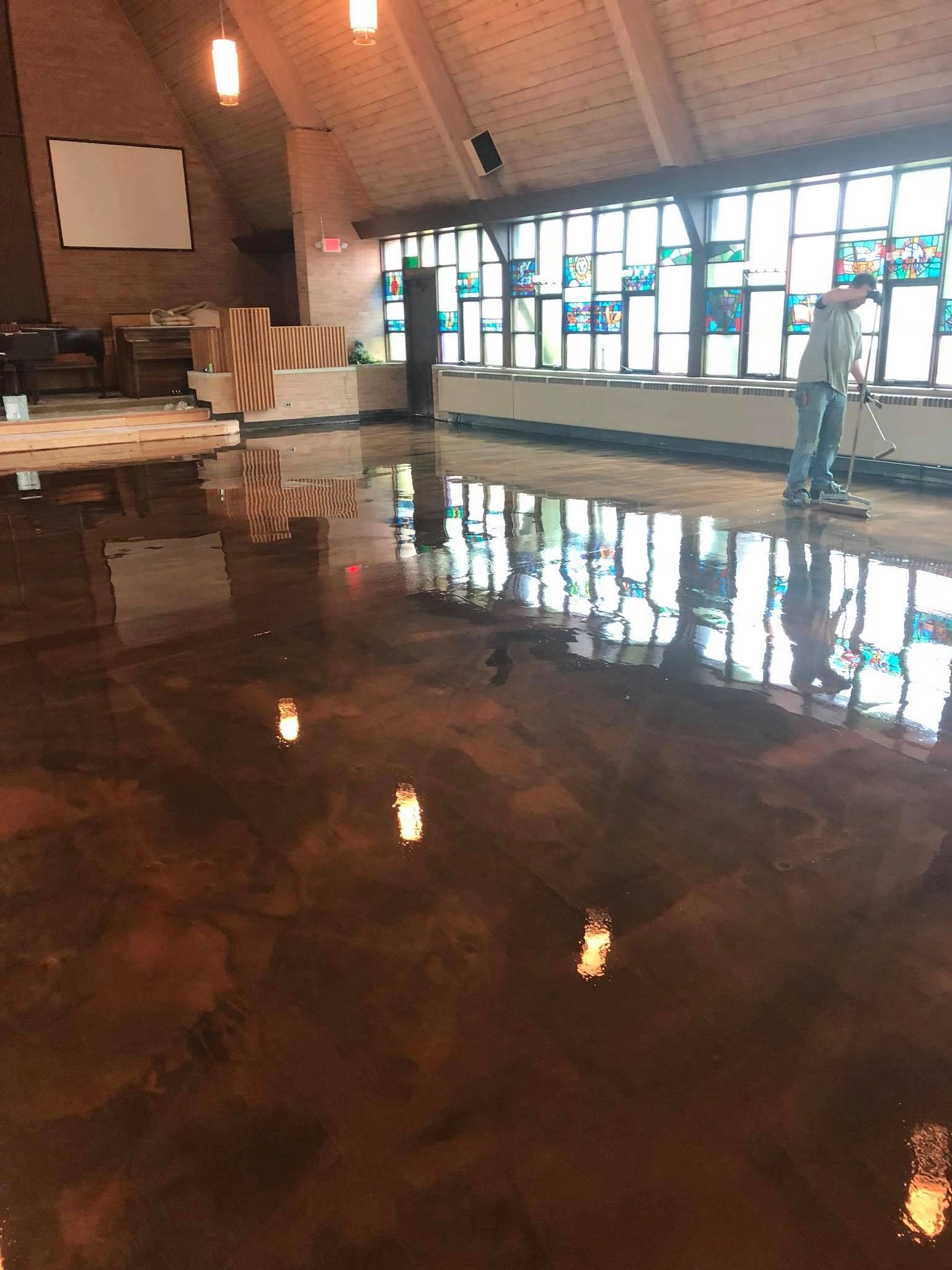 Michigan Epoxy Floor Systems 4500 Sq. Ft. Of Epoxy Flooring