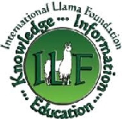 Logo of the International Llama Foundation; a 501 (c) 3 non-profit organization.