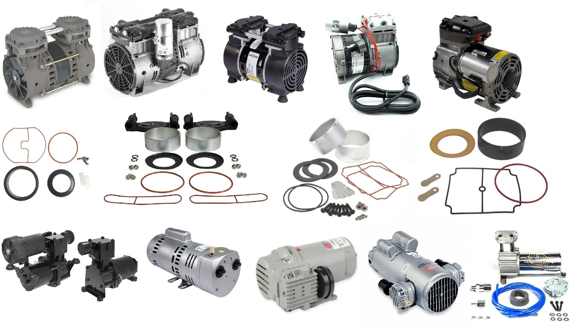 Thomas Compressor - Compressors, Rebuild Kits, Vacuum Pumps, Compressors,  12 Volt Air Compressor, Compressor Rebuild Kits