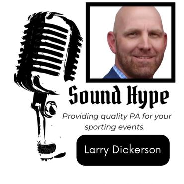 Announcer Larry Dickerson
