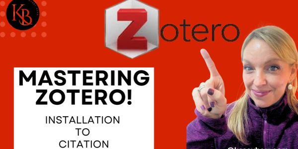 Mastering Zotero installation to citation guide.