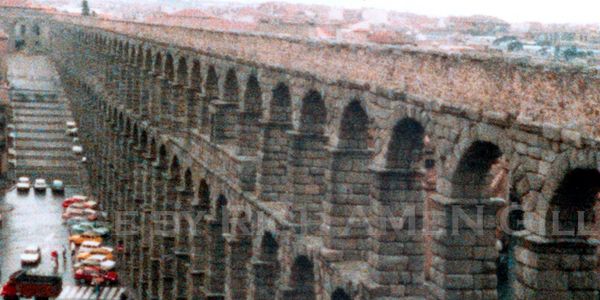 #Aquaduct #Segovia #Spain #Rich Gill, 