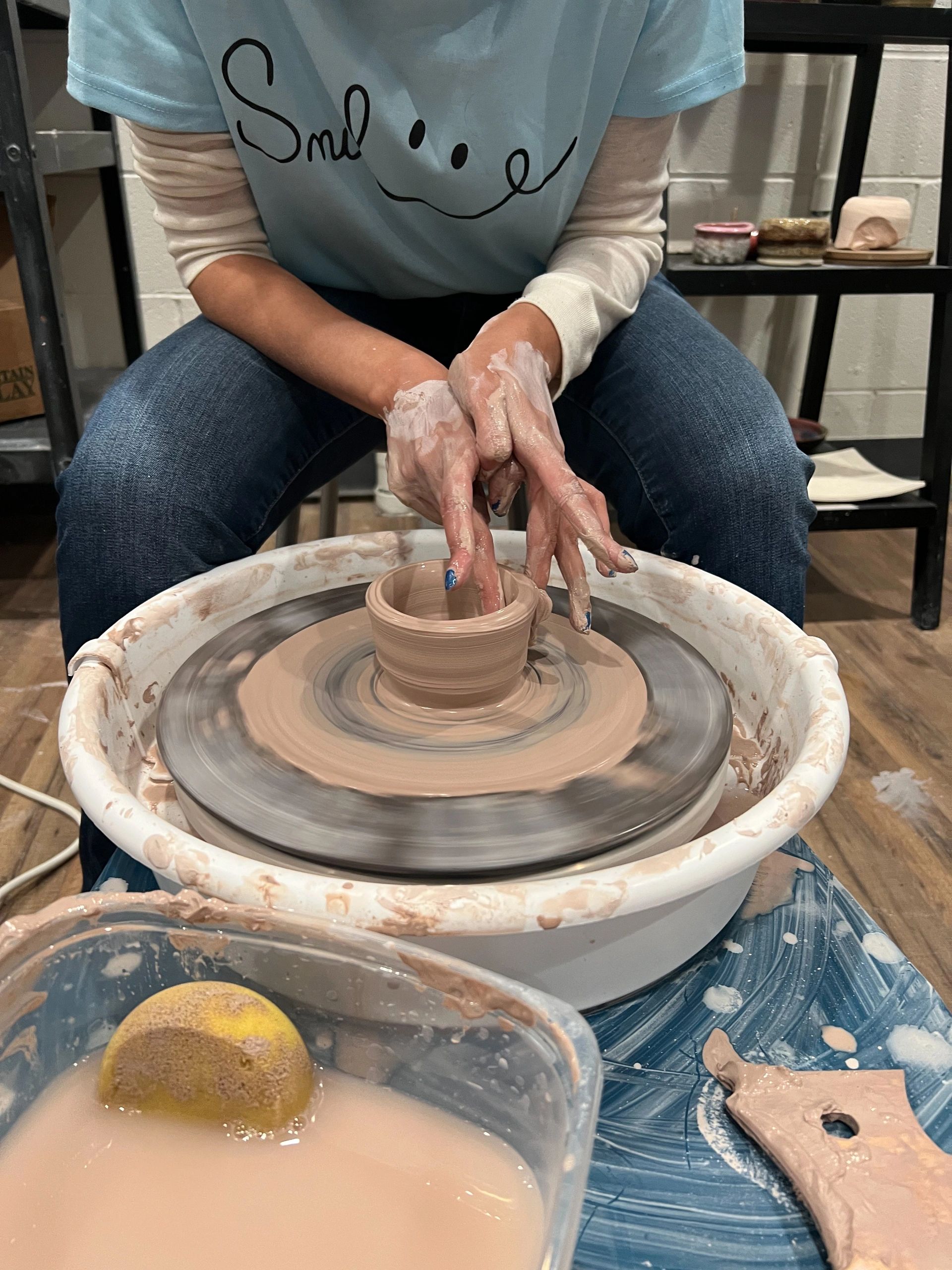 Pottery Wheel Classes at Parker Art School