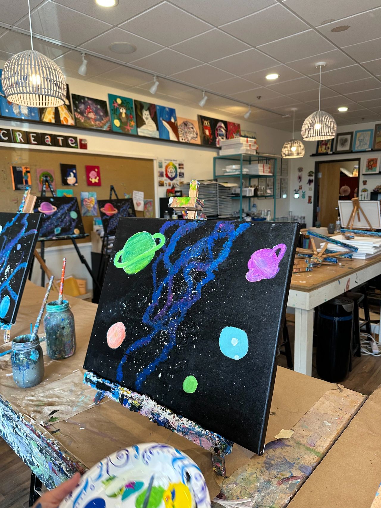 Art Room Blog: Acrylic Pour Painting