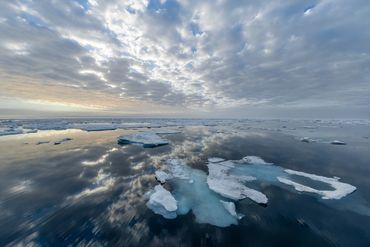 Arctic Reflections, takne North of Svalbard on a ice brekaer ship, MS Virgo.