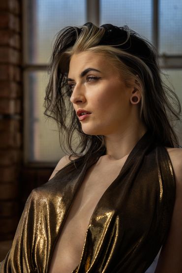 Natural Light portrait taken at Fav Studios, London.