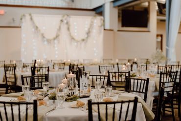 reception tables