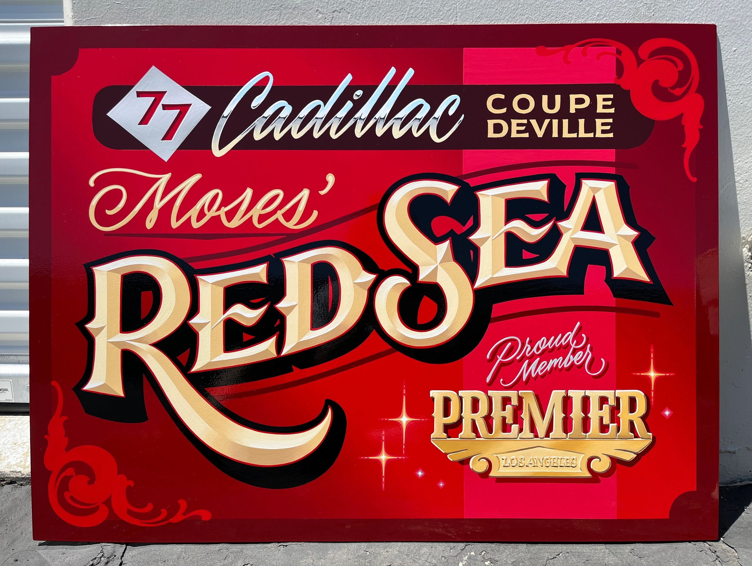 Moses’ Red Sea 1977 Cadillac Coupe Deville