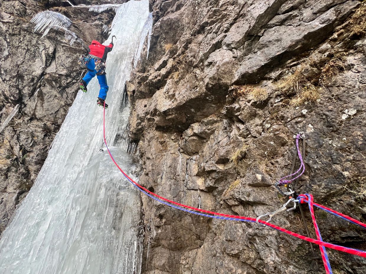 Arrampicata su ghiaccio 