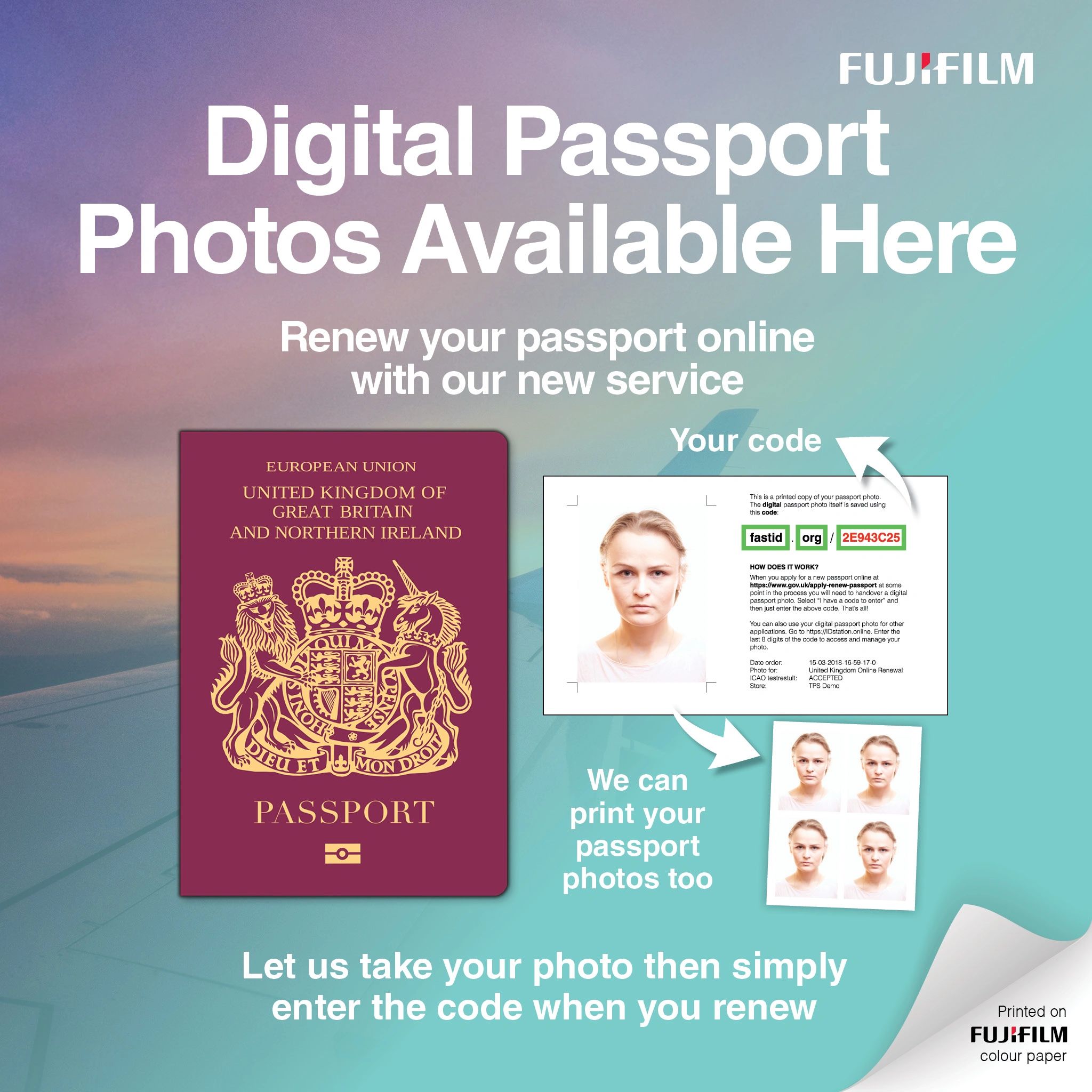 digital passport photo