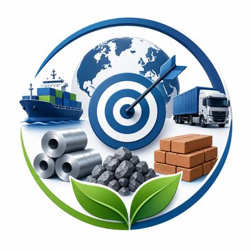 Global logistics and raw materials with eco-friendly focus.