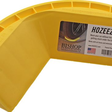 HOZEEZ hose guide is the ultimate car wash accessory.   Wash and detail your car without the hose getting stuck under the tires.  The best engineered, most effective, and most durable hose guide on the market.  A premium product that is patented and trademarked.