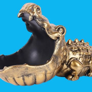 Alligator decorative bowl
entry bowl
candy dish
Living decor 
Home decor 
apartment 