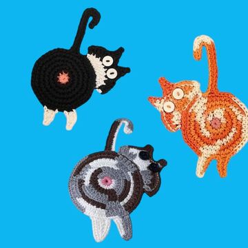 Cat drink coasters
home decor 
apartment decor 