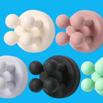 Silicone toothbrush holder 
Plug holder
home decor 
apartment 