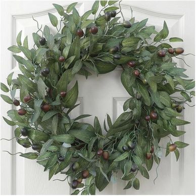 Olive Leaf Wreath
Front Door Decor 