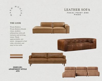 leather sofa's 
small space sofas
modern 
apartment sofa's 