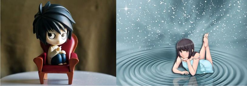 Creative arts and illustrations used for 3D and 2D animations, ready for multi dimension animation.
