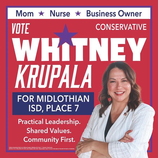 Whitney Krupala for Midlothian ISD, Place 7
