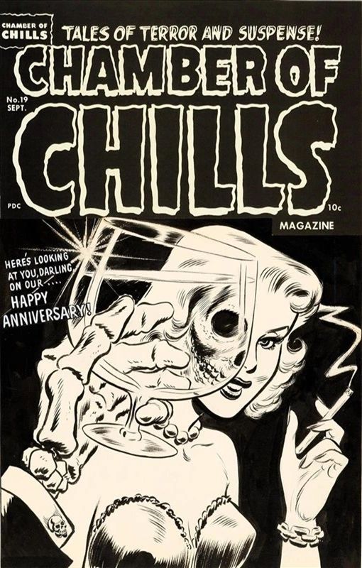 Chamber of Chills 19 Original Art Variant Cover Photocopy Comic