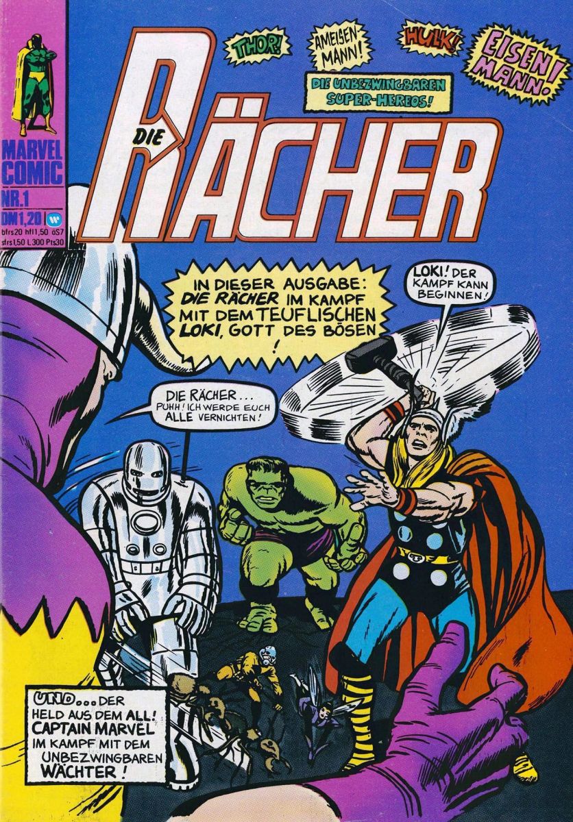 Die Racher #1 (German) Photocopy Comic Book
