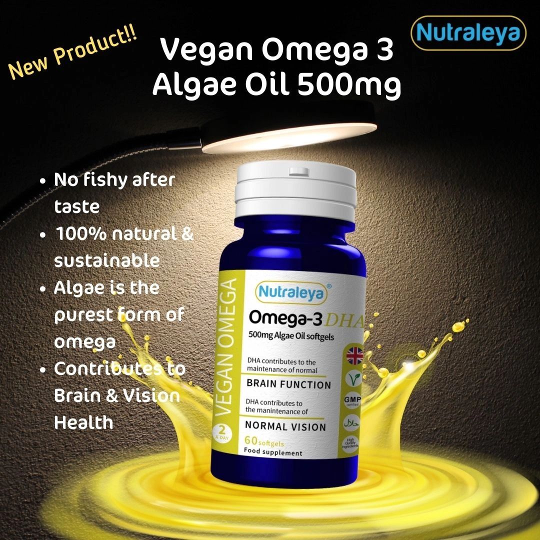 Nutraleya Launches New product: Vegan Omega 3 DHA for 12 reasons