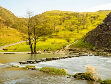 The stepping stones at Dovedale