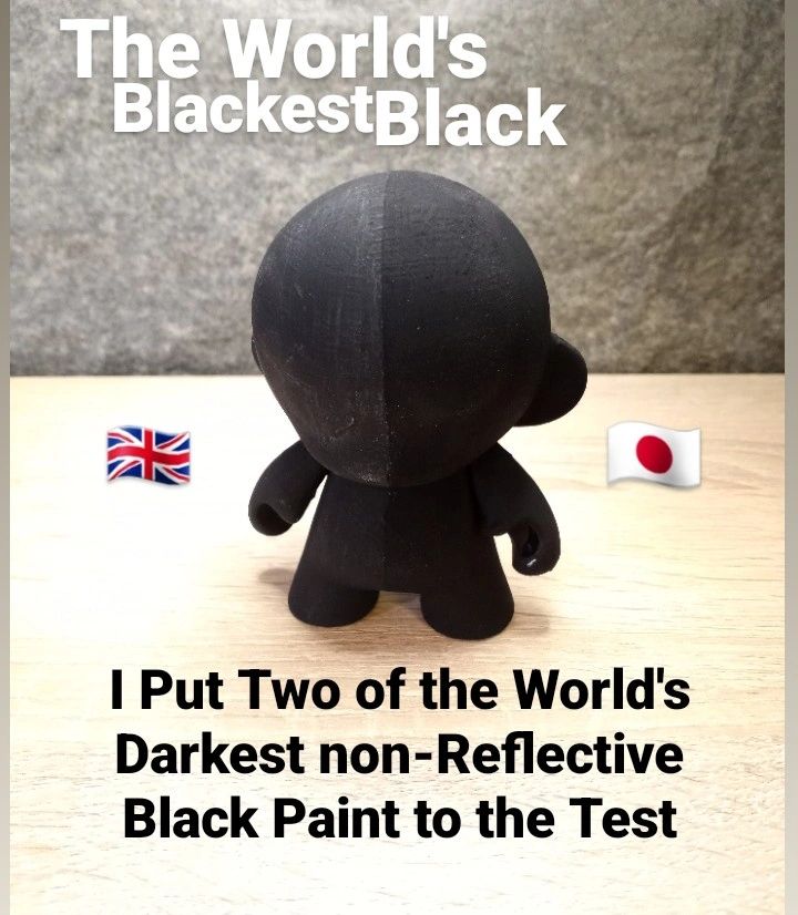 Comparing UltraBlacks: Black 3.0 vs Musou Black vs Black 4.0 Can you spot  which is which? : r/painting