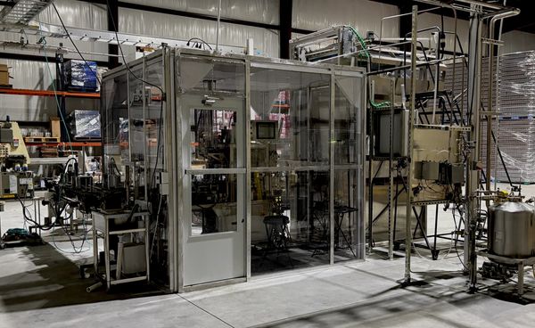 Hydrogen-rich beverage production line at Hydrogen Water Copacker facility