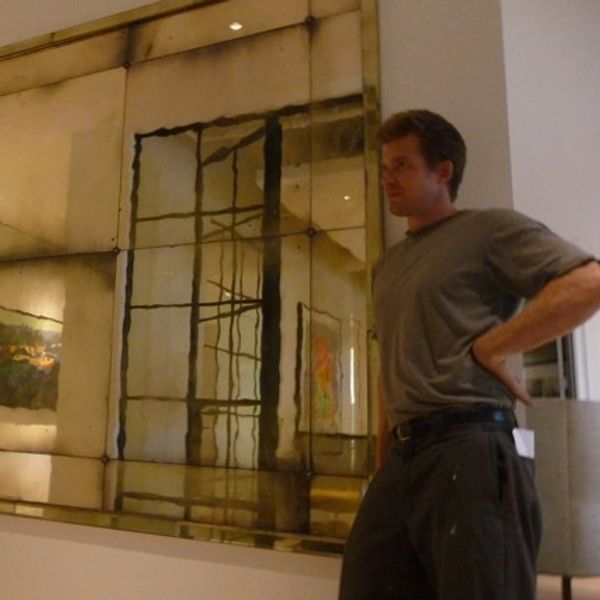 Antiqued mirror