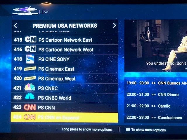 list of jet stream tv sports channels