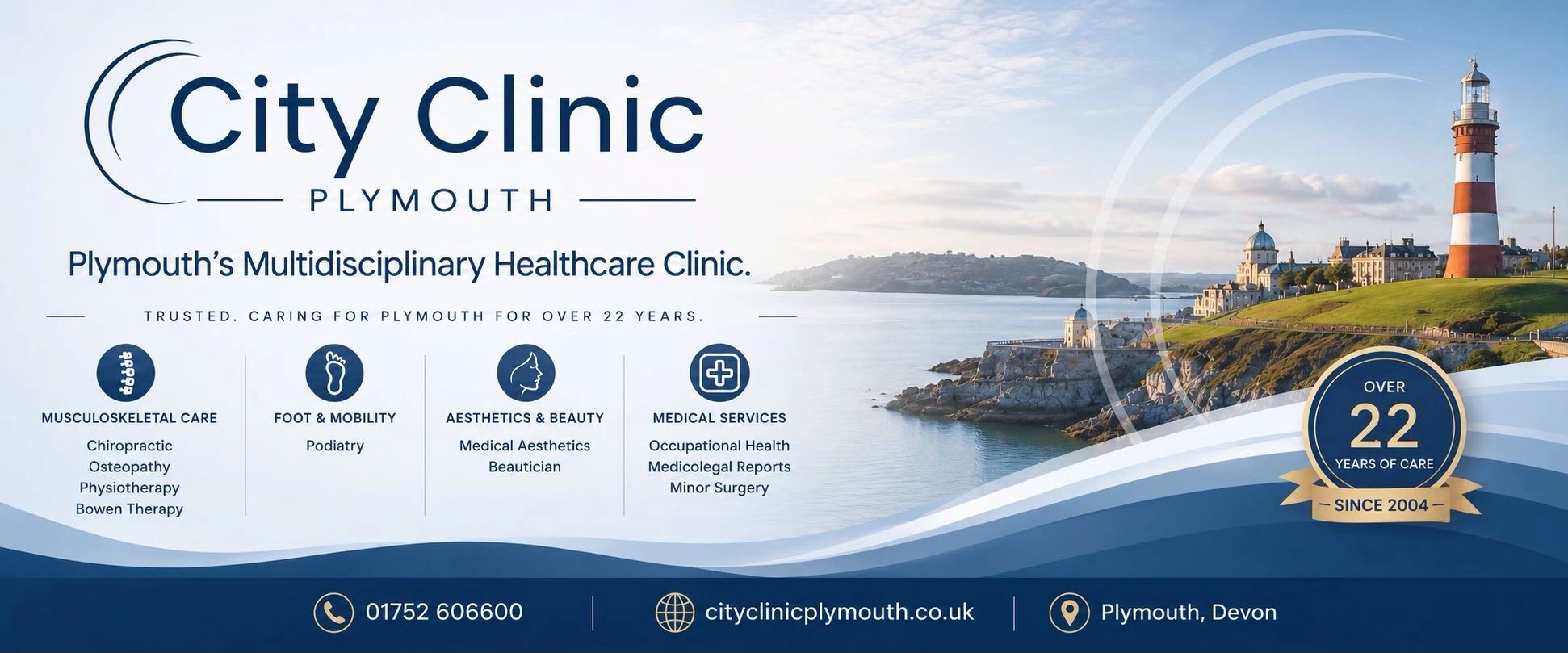 City Clinic Plymouth Header Banner