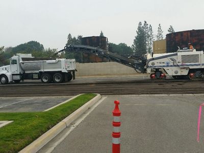 Asphalt grinding an efficient way to remove asphalt pavement.