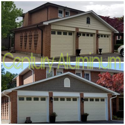 Residential home in Oakville with exterior siding upgrade