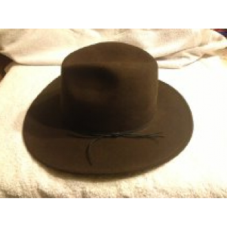 Brown Felt Slouch Hat