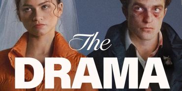 Drama poster featuring Zendaya and Robert Pattinson.