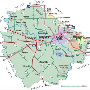 Map Image of Fort Bend County