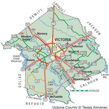 Map Image of Victoria County