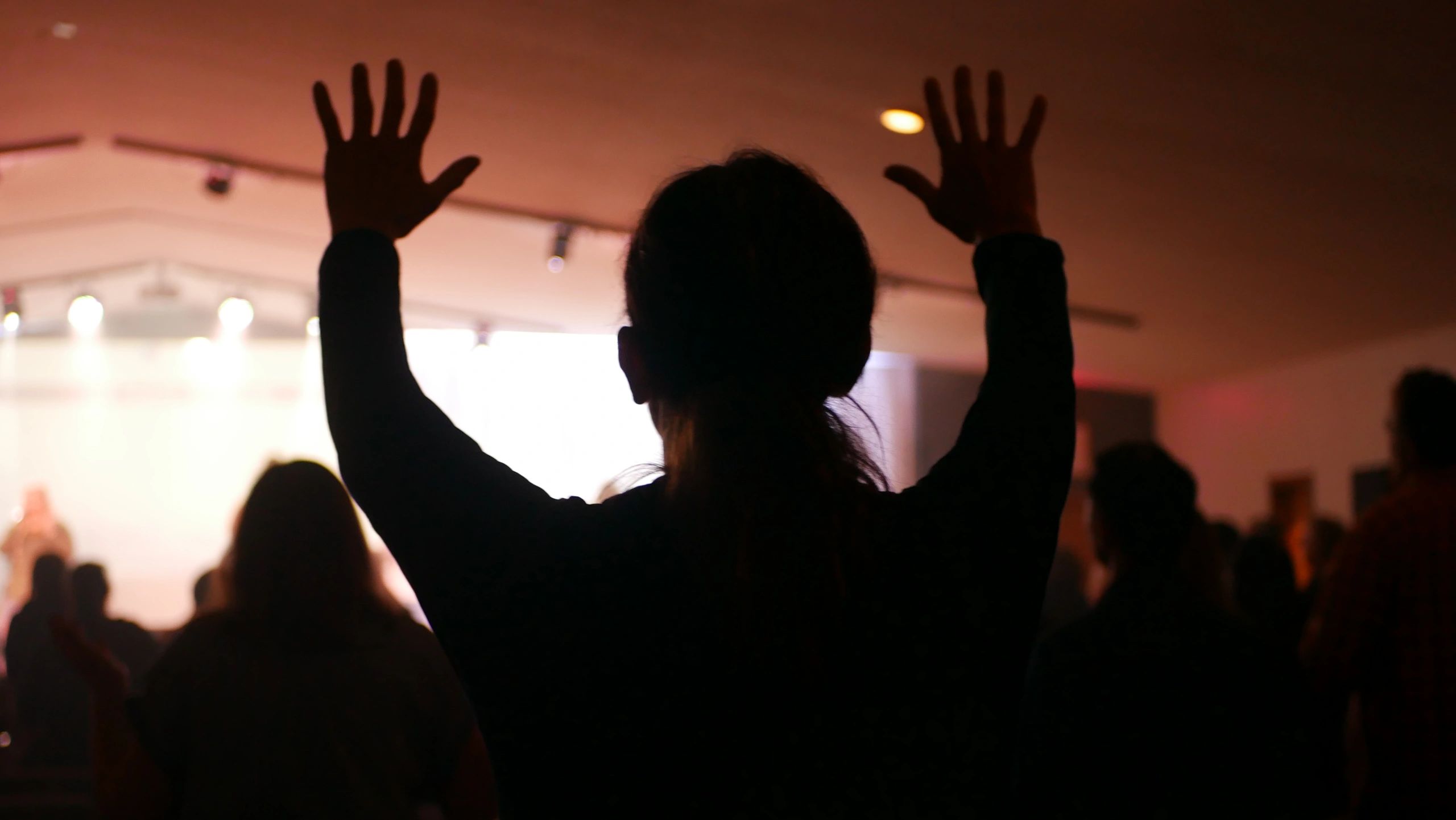 Worshipers at Grace Family Church, an evangelical church in Davenport, Iowa. 