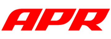 Red APR logo with italicized bold letters on transparent background.