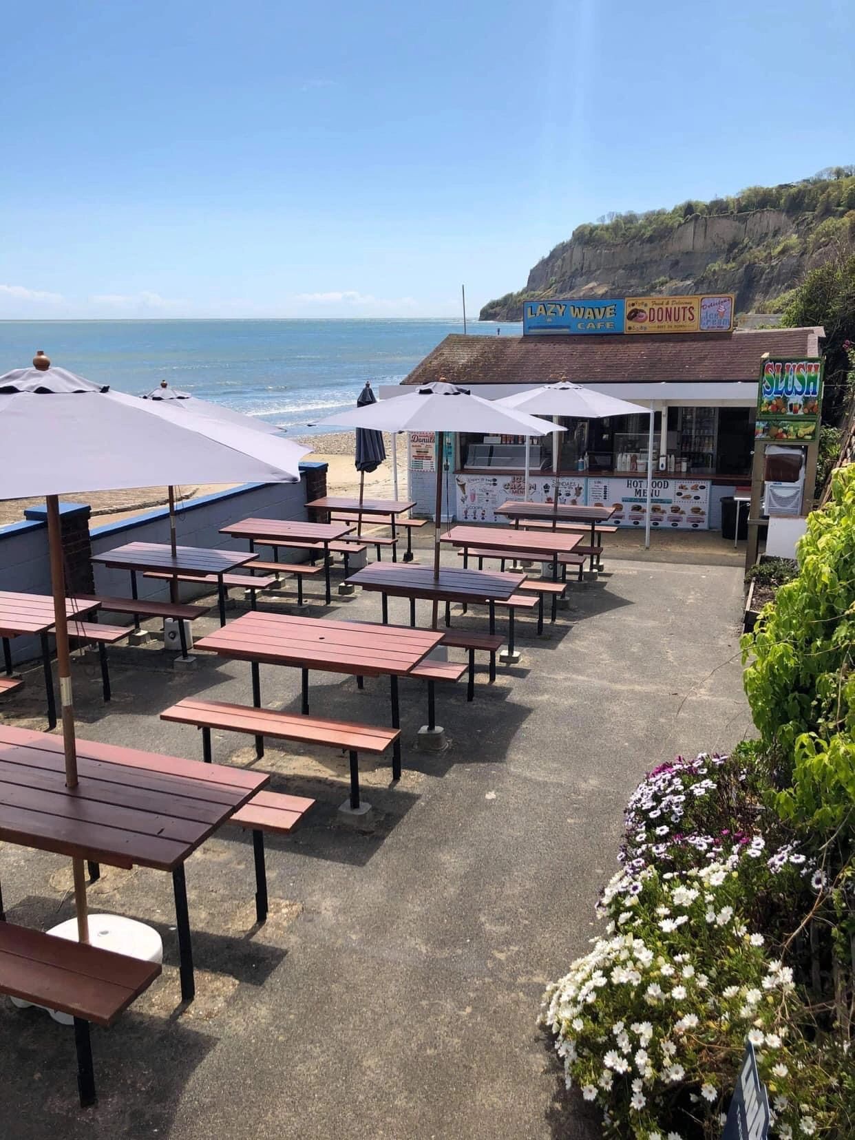 We also have a second location on Shanklin esplanade called The Lazy Wave! Open 10am-6pm