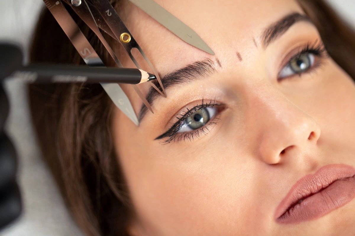 Microblading eyebrow treatment Los Angeles