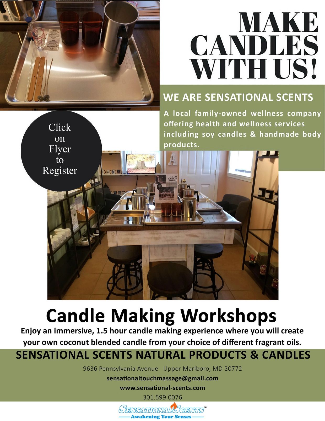 Sensational Touch - Candle Making Scents, Candle Making Workshop, Candle  Making
